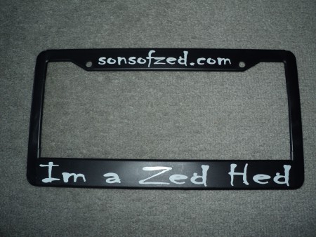 SoZ License Plate Frames